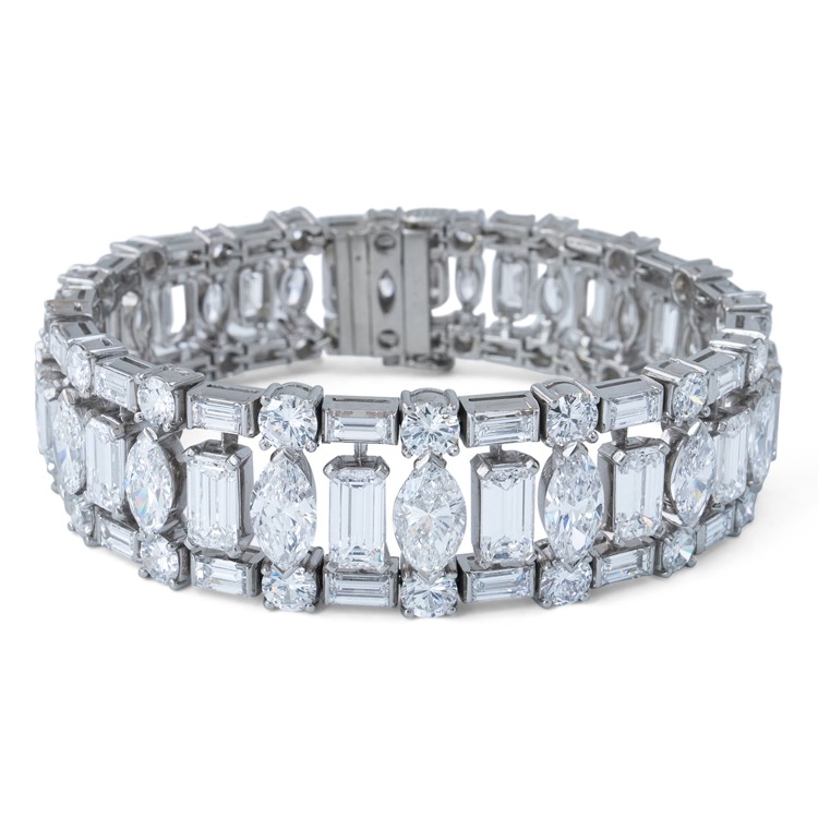 Forget-Me-Not Pink Sapphire and Diamond Bracelet | Harry Winston